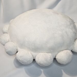 Fluffy White Plush Pillow, NWOT